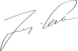 Assinatura de Ingvar Carlsson