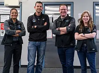 Sian, Jared, Christopher e Hayley