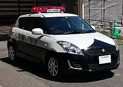 Veículo de polícia da Prefeitura de Yamagata