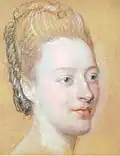 Isabelle de Charrière, retrato por Maurice Quentin de La Tour (1771)