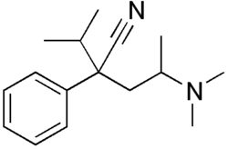 Estrutura química de Isoaminila