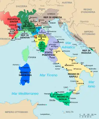 Localização de Saluzzo