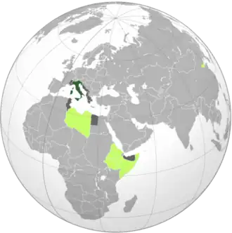 Localização de Itália