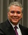 &nbsp;Colômbia Iván Duque, Presidente (Anfitrião)