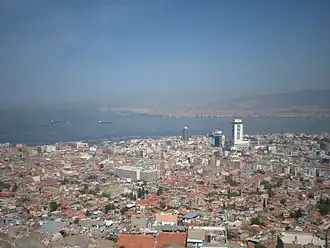 Panorâmica da cidade de Esmirna