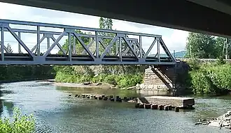 Ponte ferroviária sobre o rio Jørstadelva