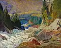 Falls, Montreal River, 1920
