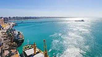 Berços 201 e 202 no Píer Petroleiro.