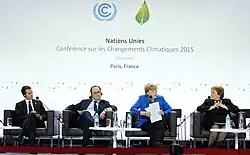 Enrique Peña Nieto, François Hollande, Angela Merkel e Michelle Bachelet