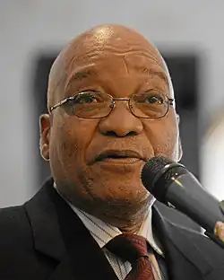 Jacob Zuma, Presidente da África do Sul.