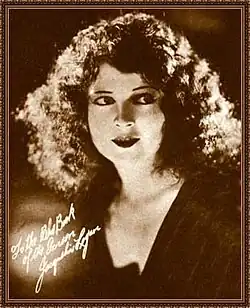 Publicity photo of Jacqueline Logan from The Blue Book of the Screen by Ruth Wing (1923)