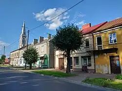 Praça da cidade em Jadów