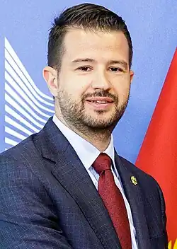 &nbsp;Montenegro Jakov Milatović, Presidente