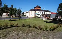 Praça Grunwaldzki em Janów
