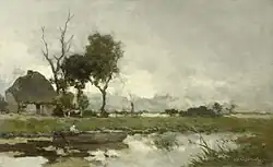 Paisagem de outono, c. 1880-1900, óleo sobre tela