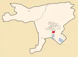 Localização do bairro Jatobá na cidade de Patos - PB.