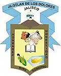 Brasão de armas de Jilotlán de los Dolores