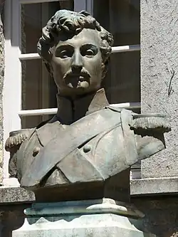 Monumento a Jean-François Bories (1904, detalhe), Villefranche-de-Rouergue.