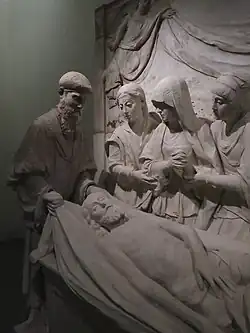 Deposição de Cristo no túmulo (pormenor)