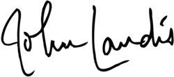 Assinatura de John Landis