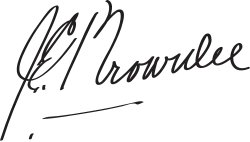 Assinatura de John Edward Brownlee