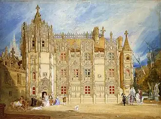 Casa Abacial da Abadia de St Ouen em Ruan (1825), Coleções de Museus de Norfolk
