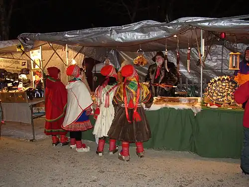 O mercado de Jokkmokk