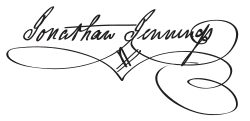 Assinatura de Jonathan Jennings