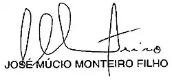 Assinatura de José Múcio