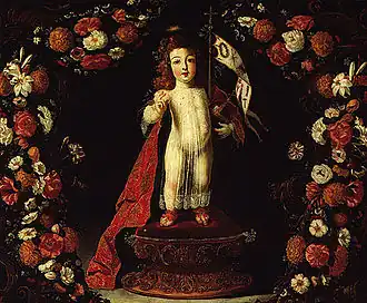 O Menino Jesus Salvador do Mundo por Josefa de Óbidos na Igreja de Cascais