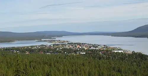 Vista de Jukkasjärvi