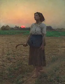 Jules Breton, A Canção da Cotovia, 1884