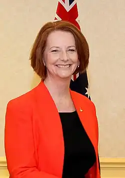 Austrália Julia Gillard, primeiro-ministro