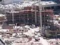 Progresso da construção em junho de 2007