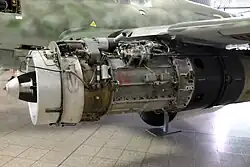 Jumo 004 de um Me 262.