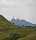 Pico do Jaraguá visto de uma das trilhas