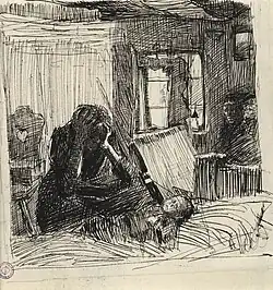 Not, 1897, Tinta sobre papel, Museu de Arte Moderna e Arte Contemporânea, Straßburg