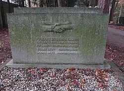 Grave relevo Levy, 1938, no cemitério judeu em Colônia-Bocklemünd