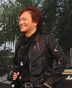 Kageyama se apresentando no Anime Nation, extinto evento que acontecia em Brasília