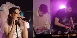 Kero Kero Bonito em uma apresentação, em 2014.