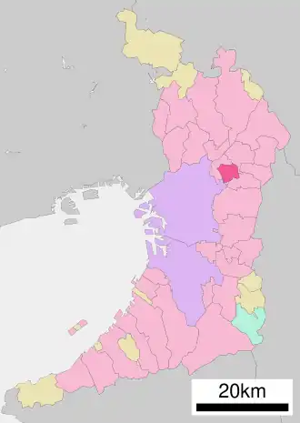 Localização de Kadoma