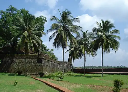 Fortaleza de Santo Ângelo de Cananor, vista do interior.