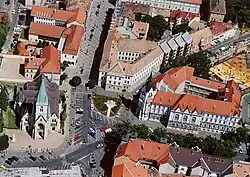 Vista aérea de Kaposvár