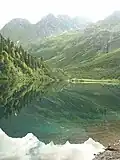 Lago Kardyvach, onde se considera que nasce o rio.