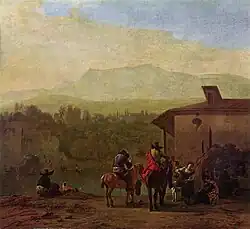 Descanso em uma Taberna Italiana