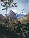 Karl Ernst Papf - Vista de Petrópolis