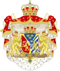 Brasão de Carlos XIV III João como Rei da Suécia e Noruega (1818–1844)