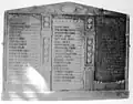 Placa memorial aos mortos na Primeira Guerra Mundial
