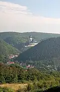 Karlštejn Castelo e vila.