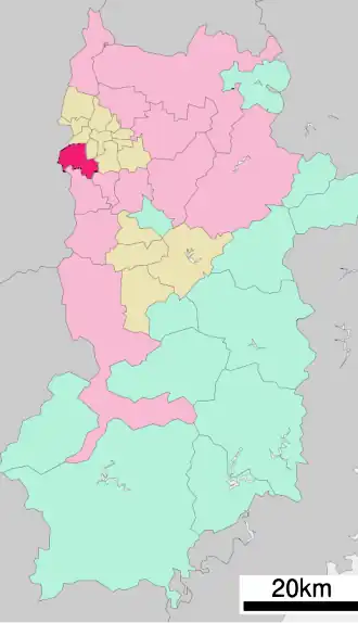 Localização de Kashiba